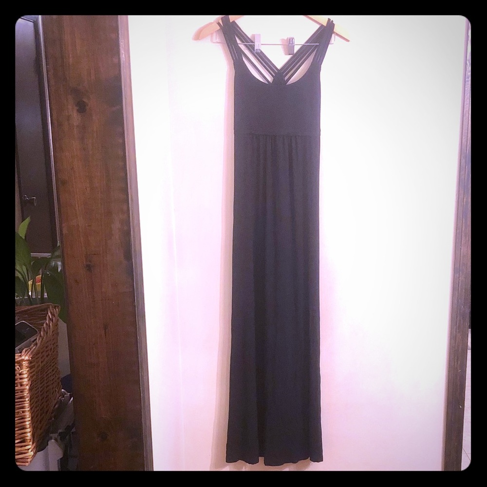 Calvin Klein criss cross maxi dress